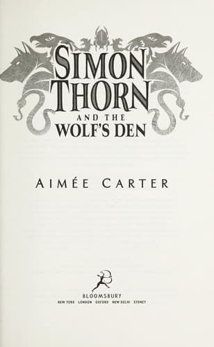 Cover of Simon Thorn and the wolf's den