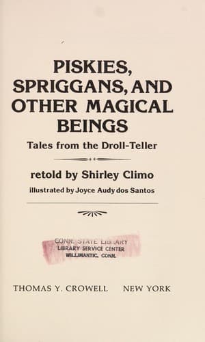 Cover of Piskies, spriggans, and other magical beings