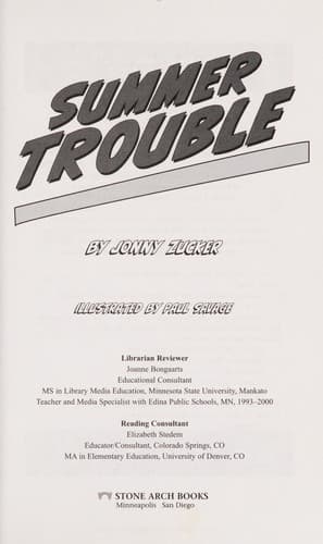 Cover of Summer trouble