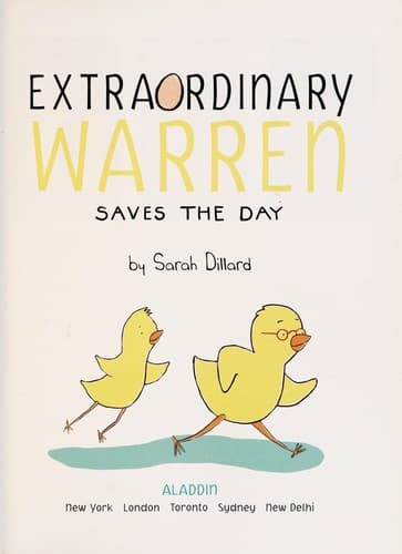 Cover of Extraordinary Warren saves the day