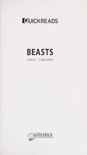 Cover of Beasts