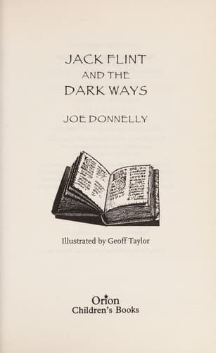 Cover of Jack Flint and the dark ways