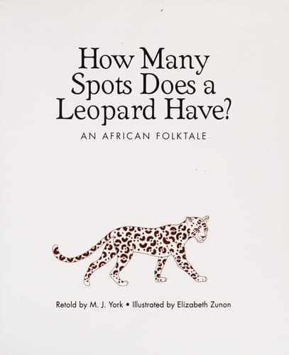 Cover of How many spots does a leopard have?