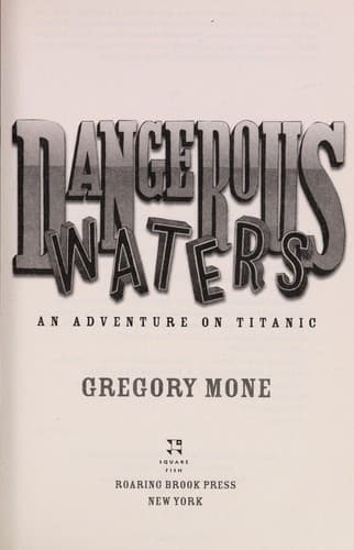 Cover of Dangerous waters