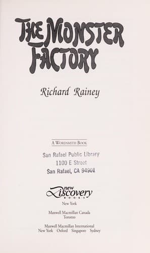 Cover of The monster factory