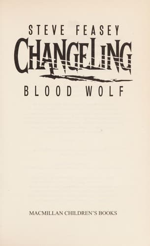Cover of Blood wolf