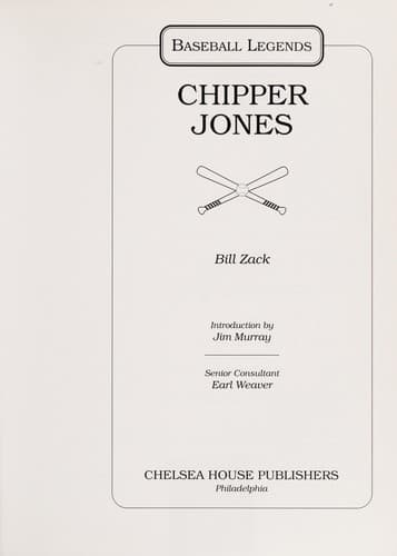 Cover of Chipper Jones