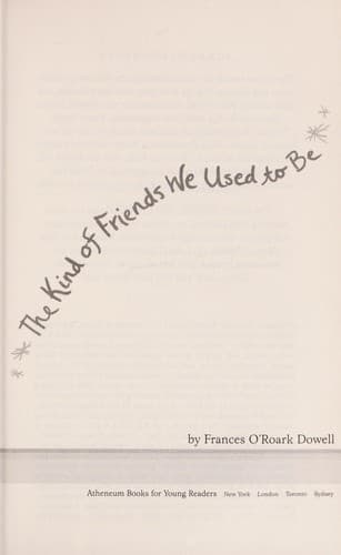 Cover of The kind of friends we used to be
