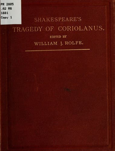 Cover of Coriolanus