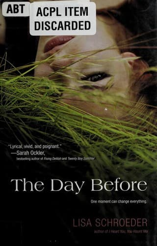 Cover of The day before