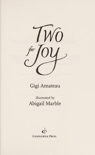 Cover of Two for joy