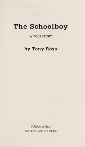 Cover of The Schoolboy