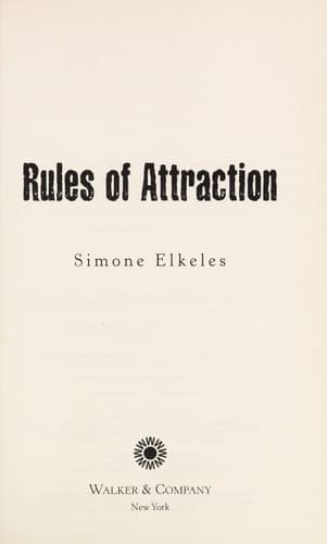 Cover of Rules of attraction