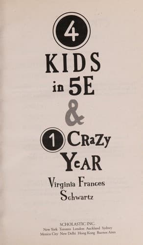 Cover of 4 kids in 5E & 1 crazy year