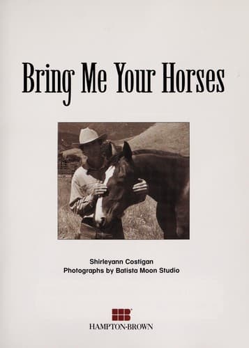 Cover of Bring me your horses