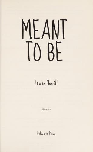 Cover of Meant to be