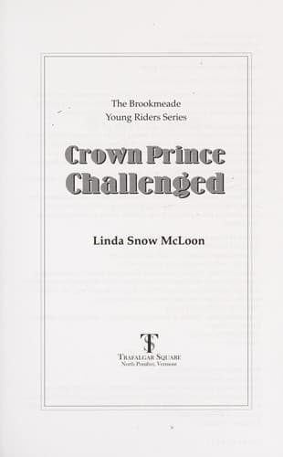 Cover of Crown Prince challenged
