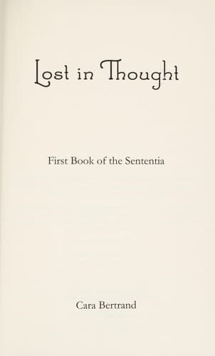 Cover of Lost in thought