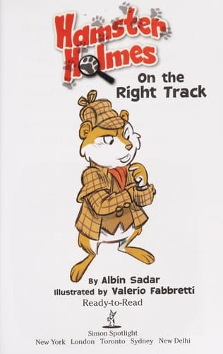 Cover of Hamster Holmes, on the right track