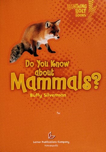Cover of Do you know about Mammals?