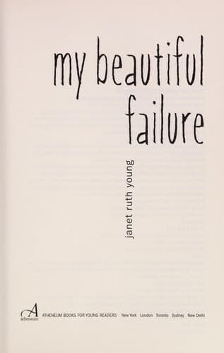Cover of My beautiful failure