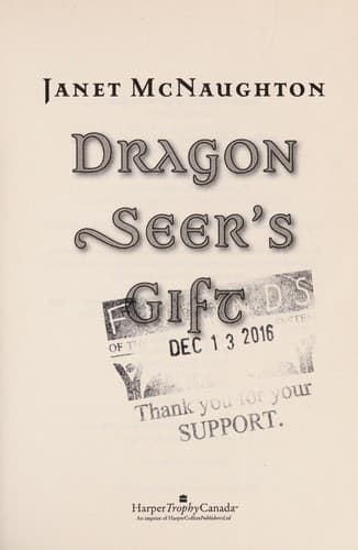 Cover of Dragon seer's gift