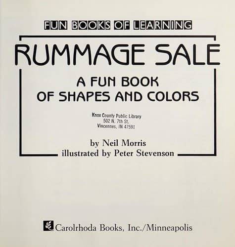 Cover of Jumble sale