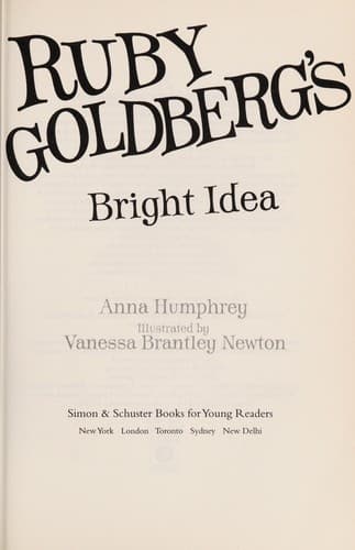 Cover of Ruby Goldberg's bright idea
