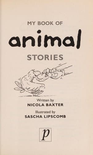 Cover of My book of animal stories