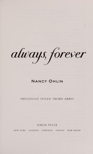 Cover of Always, forever