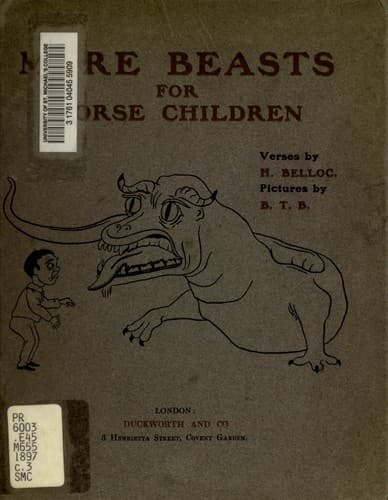Cover of The bad child's book of beasts