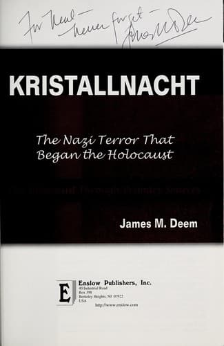 Cover of Kristallnacht