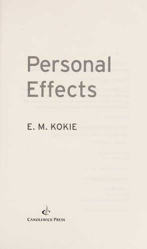 Cover of Personal effects