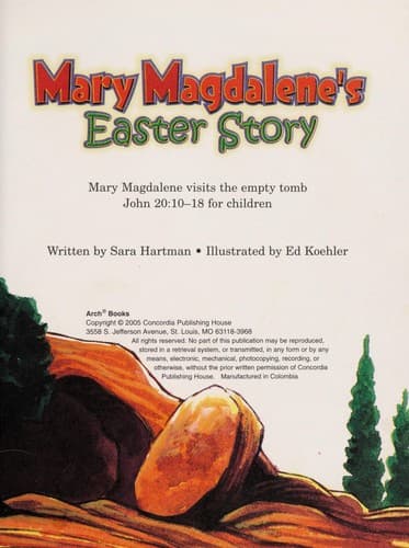Cover of Mary Magdalene's Easter story