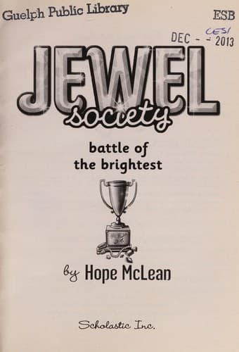 Cover of Battle of the brightest