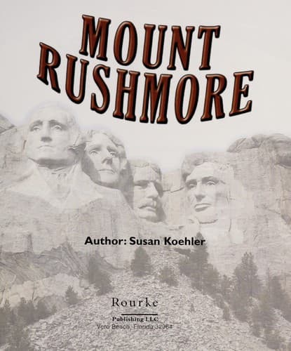 Cover of Mount Rushmore