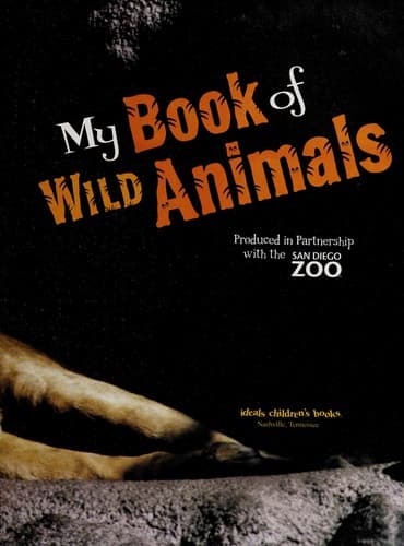 Cover of My book of wild animals