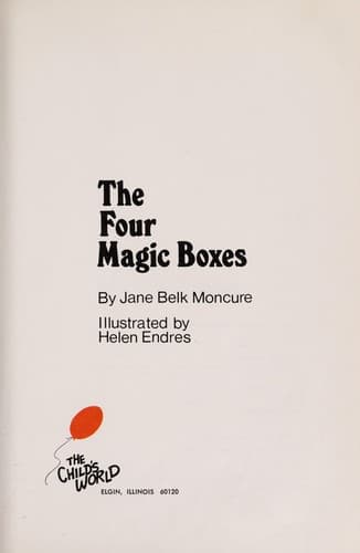 Cover of The Four magic boxes