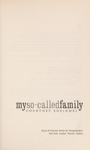 Cover of My so-called family