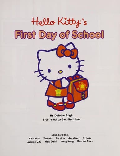 Cover of First day of school