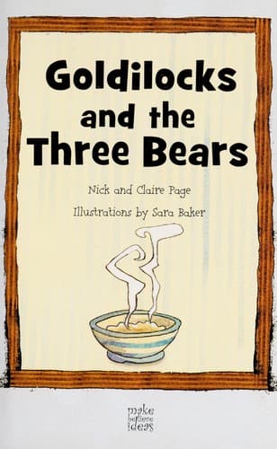 Cover of Goldilocks and the three bears