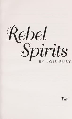 Cover of Rebel spirits