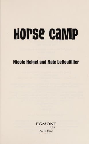 Cover of Horse camp