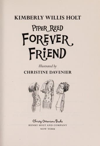 Cover of Piper Reed, forever friend