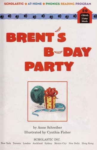 Cover of Brent's b-day party