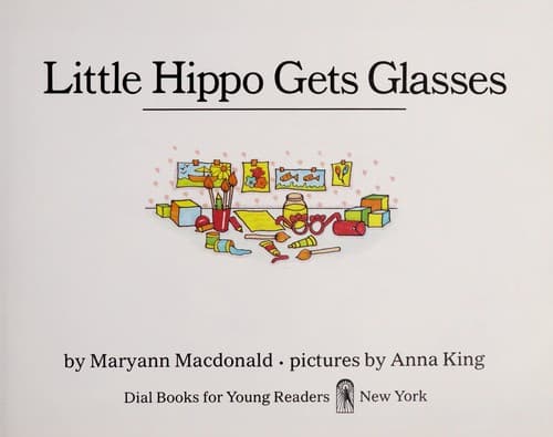 Cover of Little Hippo gets glasses