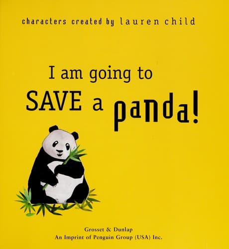Cover of I am going to save a panda!