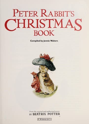 Cover of Peter Rabbit's Christmas Book
