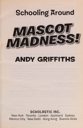Cover of Mascot madness!