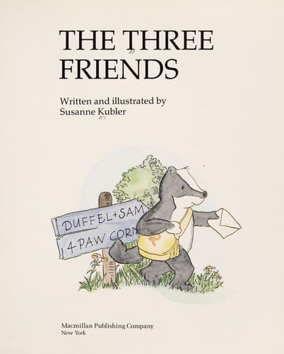 Cover of The three friends